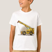 Kran-Baugeräte scherzen T - Shirt (Vorderseite)