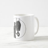 Kran-Design Klassische Tasse (VorderseiteRechts)