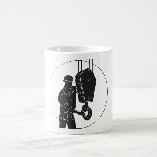 Kran-Design Klassische Tasse (Mittel)