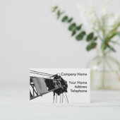 Kran-Detail Visitenkarte (Stehend Vorderseite)