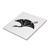 Kran-förmiges Ginkgoblatt Fliese (Seite)
