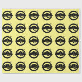 Kran-förmiges Ginkgoblatt Geschenkpapier (Flach)