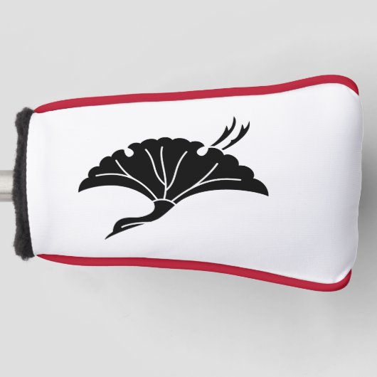 Kran-förmiges Ginkgoblatt Golf Headcover (Vorderseite)