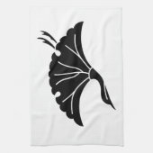 Kran-förmiges Ginkgoblatt Handtuch (Vertikal)