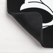 Kran-förmiges Ginkgoblatt Mousepad (Ecke)