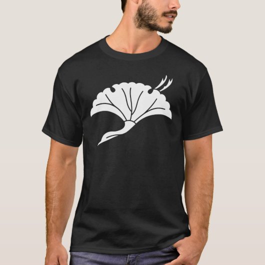 Kran-förmiges Ginkgoblatt T-Shirt (Vorderseite)
