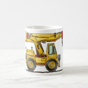 Kran-LKW-Bau-Tassen Kaffeetasse