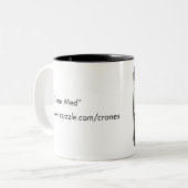 Kran-MED Zweifarbige Tasse (Vorderseite Links)
