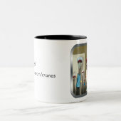 Kran-MED Zweifarbige Tasse (Mittel)