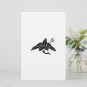 Kran-Pfeilspitzen Briefpapier (Stehend Vorderseite)