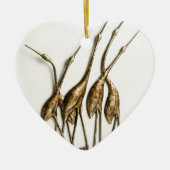 KRAN-SKULPTUR KERAMIKORNAMENT (Vorne)