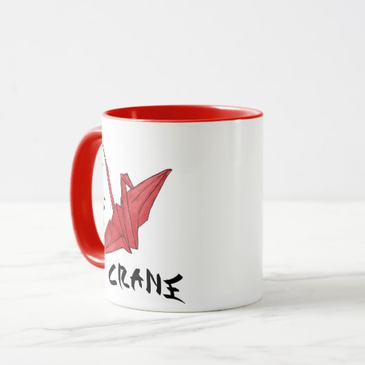 Kran-Tasse Tasse (Vorderseite Links)