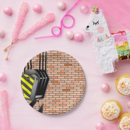 Kran-und Haken-PapierTeller Pappteller (Party)