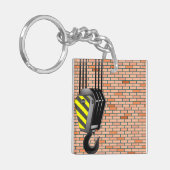 Kran-und Haken-Schlüsselanhänger Schlüsselanhänger (Vorderseite links)