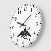 Kranarrokade Große Wanduhr (Winkel)
