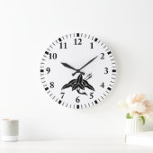 Kranarrokade Große Wanduhr (Zuhause)