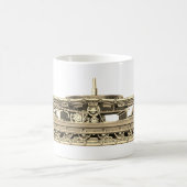 Kranbahn im Nordwesten und Schublade Verwandlungstasse (Mittel)