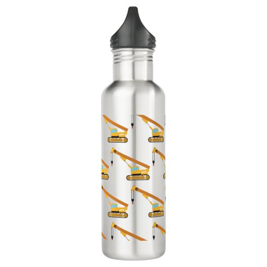 Kranbau Edelstahlflasche (Links)