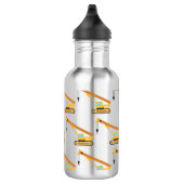 Kranbau Edelstahlflasche (Rechts)