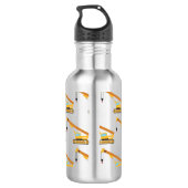 Kranbau Edelstahlflasche (Rückseite)
