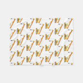 Kranbau Fleecedecke (Vorderseite (Horizontal))