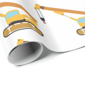Kranbau Geschenkpapier (Rolleneckpunkt)