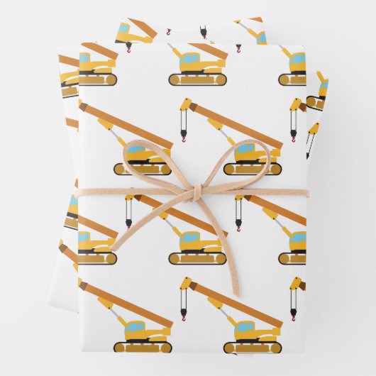 Kranbau Geschenkpapier Set (Beispiel)