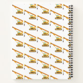 Kranbau Kids Monogramm Notizblock (Rückseite)