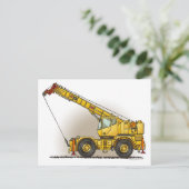 Kranbauausweis Postkarte (Stehend Vorderseite)