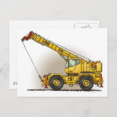 Kranbauausweis Postkarte (Vorne/Hinten)