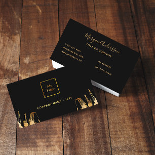 Kranbauunternehmer für die Herstellung von schwarz Visitenkarte