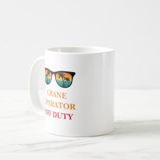 Kranbetreiber Kaffeetasse (Vorderseite Links)