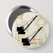 Kranbetreiber = MFIC VINTAGER RAUPEN-KRAN Button (Vorne & Hinten)