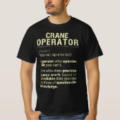 Kranbetreiber - Real American Definition T-Shirt (Vorderseite)