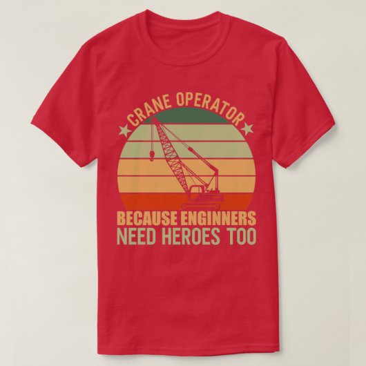 Kranbetreiber T-Shirt (Design vorne)
