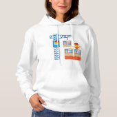 Kranbetreiber und Bauarbeiter Hoodie (Vorderseite)
