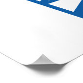 Kranbetreiber und Bauarbeiter Poster (Ecke)