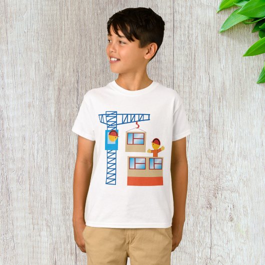 Kranbetreiber und Bauarbeiter T-Shirt
