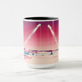 Kranbetriebsingenieur Art ICE FISCHEREIKUNST Tasse (Zentrum)