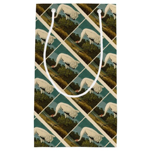 Krane Audubon Vogelmalerei Kleine Geschenktüte (Vorderseite)