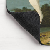 Krane Audubon Vogelmalerei Mousepad (Ecke)