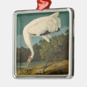 Krane Audubon Vogelmalerei Ornament Aus Metall (Links)