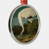 Krane Audubon Vogelmalerei Silbernes Ornament (Rechts)