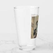 Krane auf einer schneebedeckten Pine Hokusai Glas (Rechts)