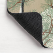 Krane aus japanischem Holzschnitt - Kamisaka Sekka Mousepad (Ecke)