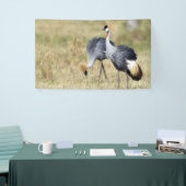 Krane bei Masai Mara Banner (Messeveranstaltung)