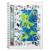 Kräne der Welt Notizblock (Vorderseite)