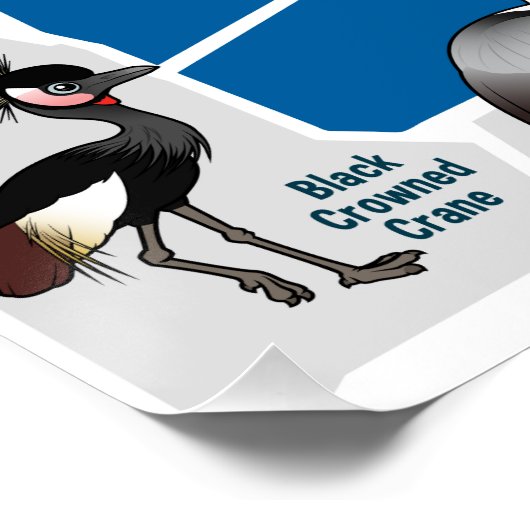 Krane der Welt Poster (Ecke)