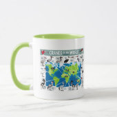 Kräne der Welt Tasse (Links)