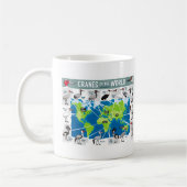 Kräne der Welt Tasse (Links)
